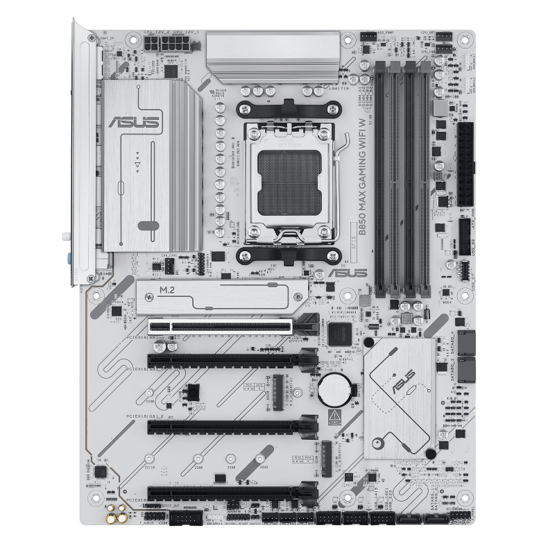 ASUS B850 MAX GAMING WIFI W AM5 DDR5 8000 OC PCIe 5.0 Wi-Fi 6E USB-C 2.5Gb LAN