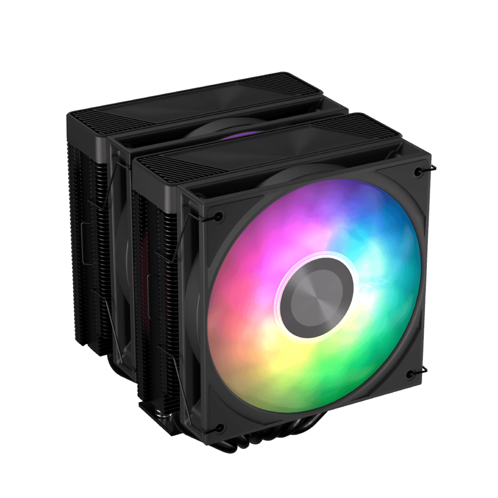 AeroCool Icicle AL60C Dual-Tower ARGB CPU Cooler
