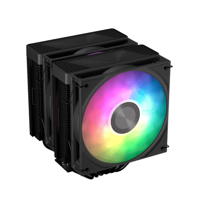 AeroCool Icicle AL60C Dual-Tower ARGB CPU Cooler