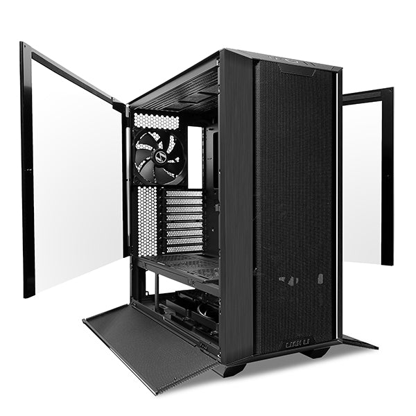 LIAN LI LANCOOL III RGB E-ATX PC Case Spacious Gaming Computer Case with Hinged Tempered Glass Doors, Fine Mesh Panels, 4x140mm PWM Fans Pre-Installed High Airflow Chassis