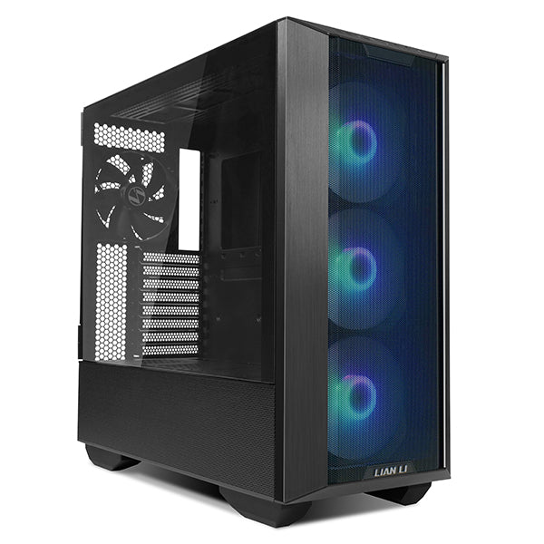 LIAN LI LANCOOL III RGB E-ATX PC Case Spacious Gaming Computer Case with Hinged Tempered Glass Doors, Fine Mesh Panels, 4x140mm PWM Fans Pre-Installed High Airflow Chassis