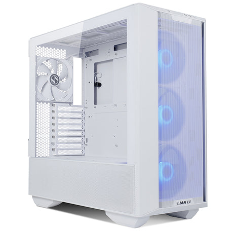LIAN LI LANCOOL III RGB E-ATX PC Case Spacious Gaming Computer Case with Hinged Tempered Glass Doors, Fine Mesh Panels, 4x140mm PWM Fans Pre-Installed High Airflow Chassis