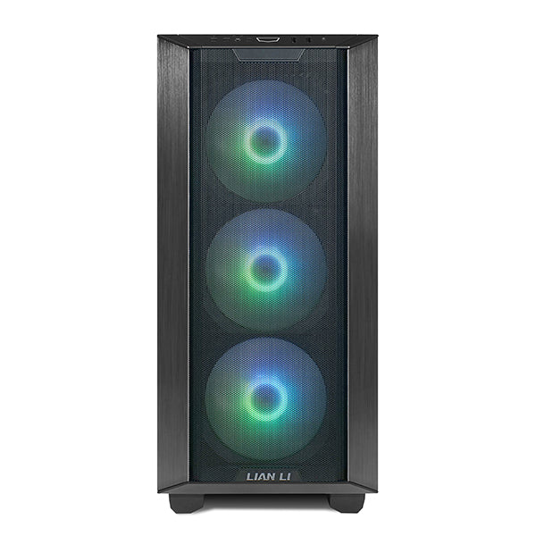 LIAN LI LANCOOL III RGB E-ATX PC Case Spacious Gaming Computer Case with Hinged Tempered Glass Doors, Fine Mesh Panels, 4x140mm PWM Fans Pre-Installed High Airflow Chassis