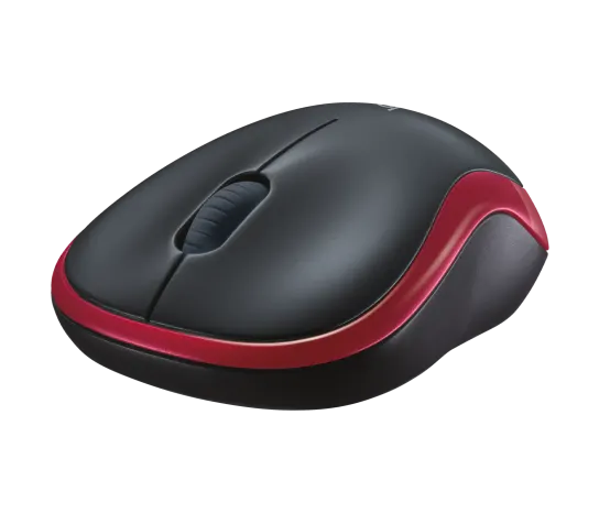 Logitech M185 Wireless Mouse - Swift Red