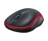 Logitech M185 Wireless Mouse - Swift Red