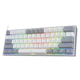 Redragon K617 FIZZ 60% RGB Gaming Keyboard White & Grey