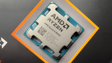AMD Ryzen 9 9950X 16 cores, 32 threads, up to 5.7 GHz boost clock, 64 MB L3 cache, and supports DDR5 memory, PCIe 5.0, and overclocking with a 170W TDP