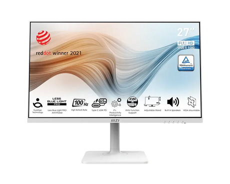 MSI Modern MD272XPW 27" Full HD 100Hz IPS monitor – white