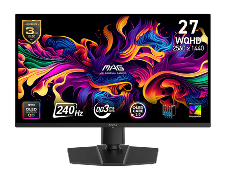 MSI MAG 273QP QD-OLED X24 27" 240Hz Gaming Monitor