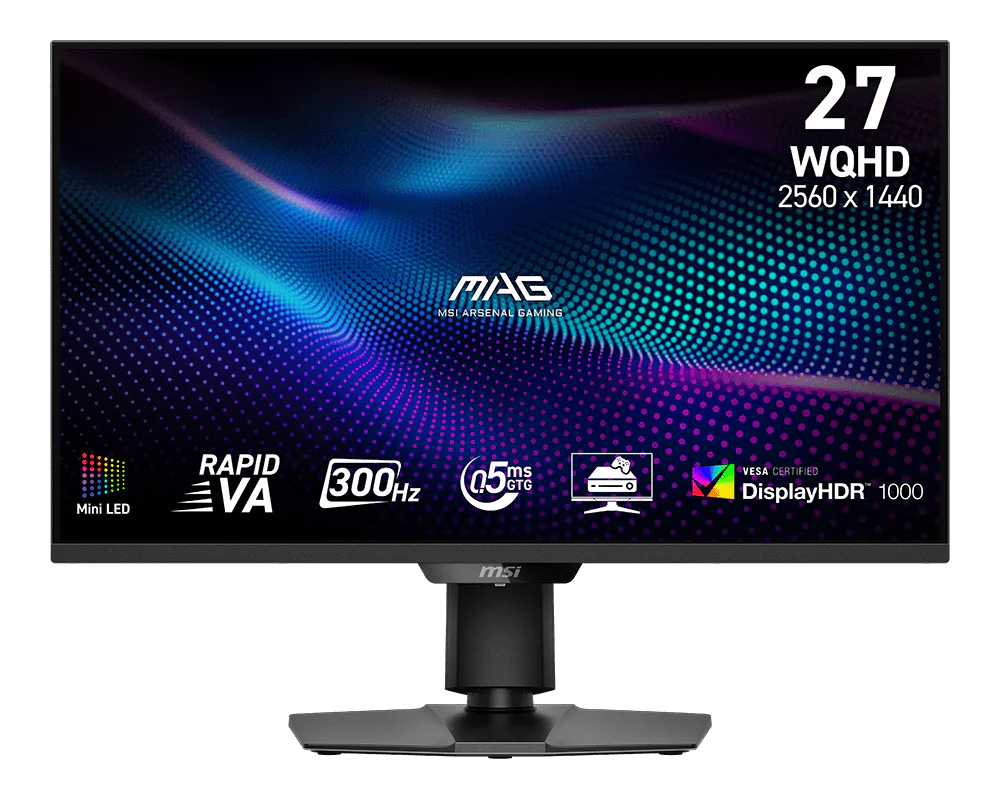 MSI MAG 274QPF X30MV 27" WQHD 300Hz Mini-LED Gaming Monitor