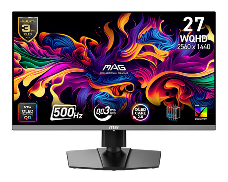 MSI MAG 272QP QD-OLED X50 27" 500Hz Gaming Monitor