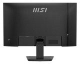 Back view of an MSI monitor on a white background