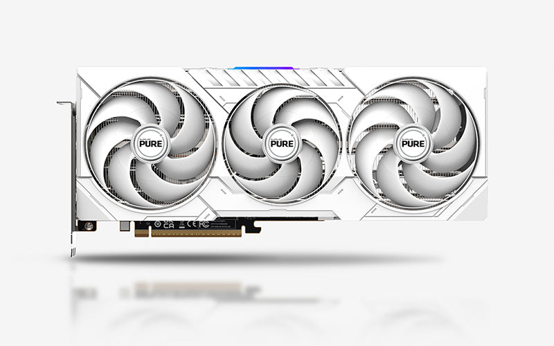 SAPPHIRE PURE AMD Radeon™ RX 9070 XT GPU – 16GB GDDR6, 20 Gbps, Boost Clock Up to 3010 MHz, 4096 Stream Processors, AMD RDNA™ 4 Architecture, and 64 Ray Accelerators
