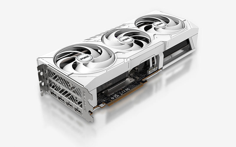 SAPPHIRE PURE AMD Radeon™ RX 9070 XT GPU – 16GB GDDR6, 20 Gbps, Boost Clock Up to 3010 MHz, 4096 Stream Processors, AMD RDNA™ 4 Architecture, and 64 Ray Accelerators