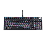 لوحة مفاتيح الألعاب XPG SORCERER مع حامل حشوة - مفاتيح ميكانيكية XPG حمراء - RGB لكل مفتاح مع 10 تأثيرات محددة مسبقًا 