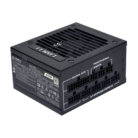 مزود الطاقة Lian Li Sp850 850W 80 Plus Gold Full Modular SFX باللون الأسود