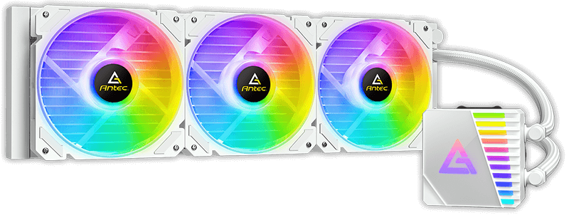 Antec Symphony 360 ARGB WHITE CPU Liquid Cooler Intel Socket: LGA 1200 / 115X / 1366/1700  AMD Socket: AM3+ / AM2+/ AM2/ AM4 / AM5