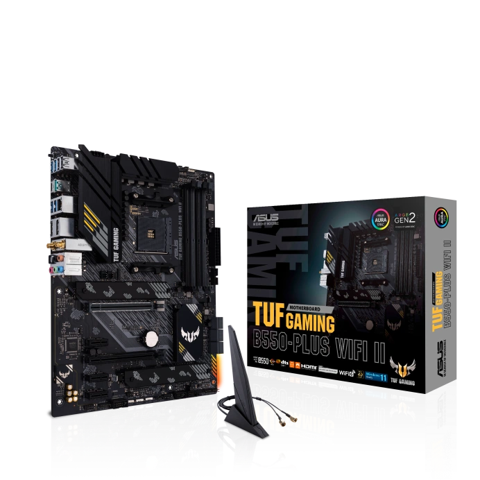 ASUS TUF GAMING B550-PLUS WIFI II AM4 ATX Gaming Motherboard