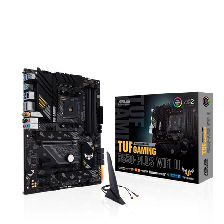 ASUS TUF GAMING B550-PLUS WIFI II AM4 ATX Gaming Motherboard