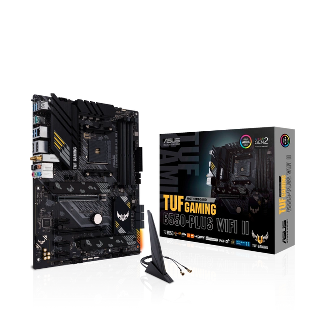 ASUS TUF GAMING B550-PLUS WIFI II AM4 ATX Gaming Motherboard