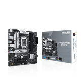 ASUS PRIME B760M-A D4 Intel B760 LGA 1700 mATX motherboard, PCIe 4.0 two M.2 slots Realtek 2.5Gb Ethernet,DisplayPort, Dual HDMI SATA 6 Gbps, rear USB 3.2 Gen 2, front USB 3.2 Gen 1 Type-C Aura Sync