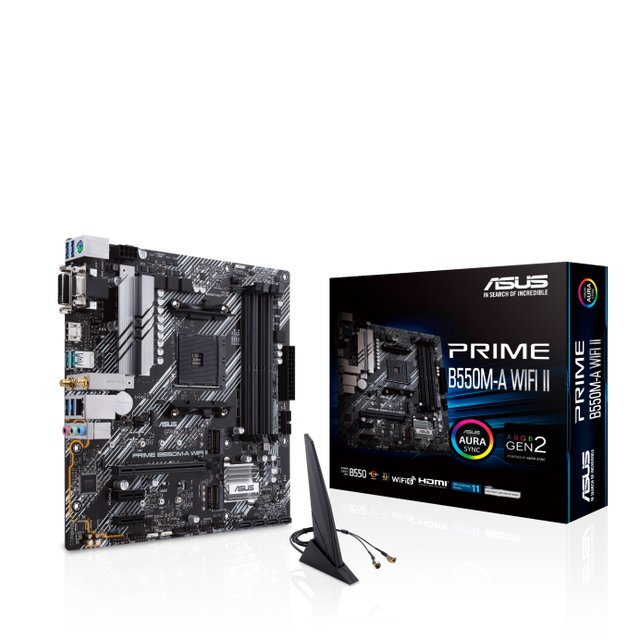 ASUS PRIME B550M-A WIFI II Micro-ATX Motherboard