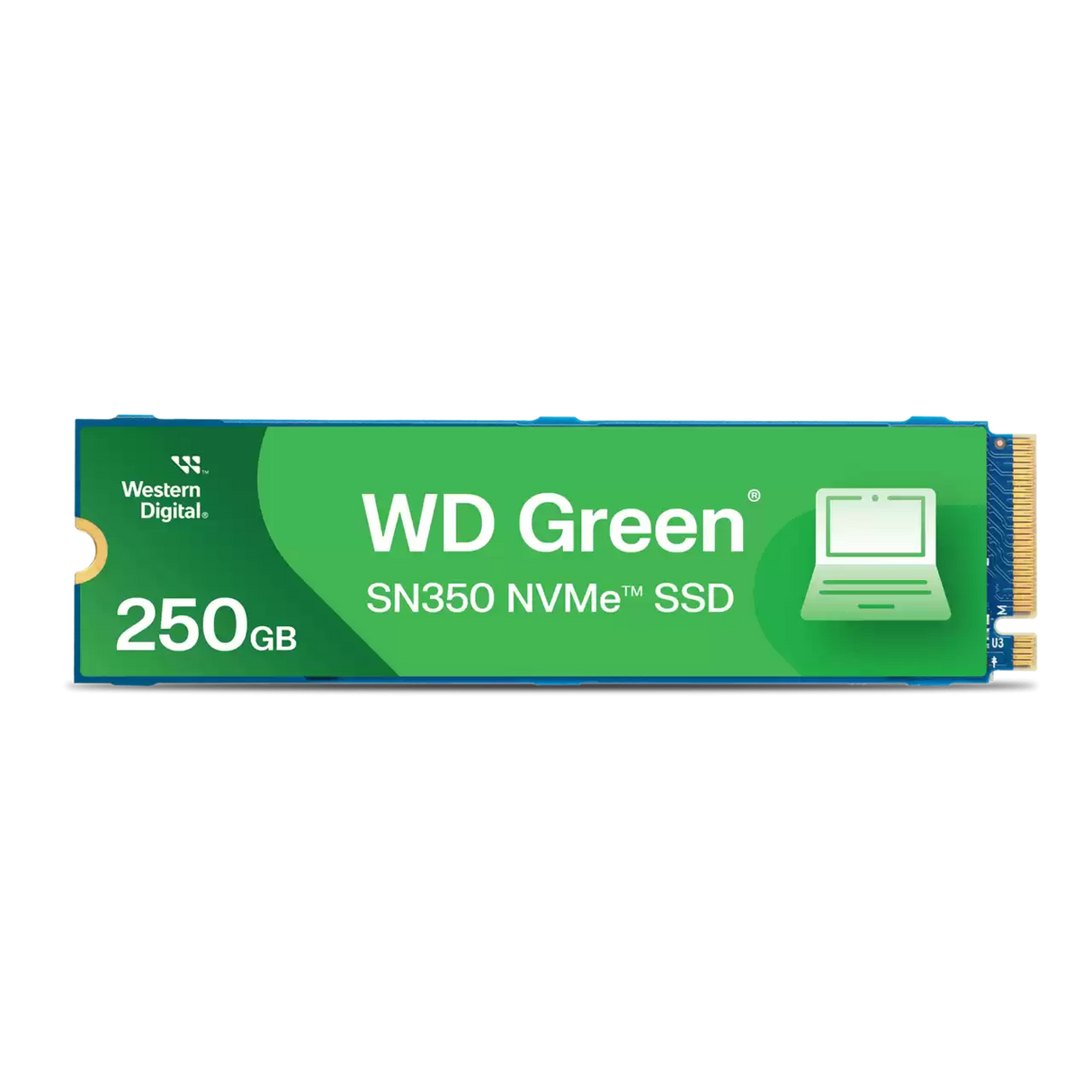 Western Digital WD Green SN350 SSD 250GB PCIe Gen3x4 NVMe speed up to 2400MB/s