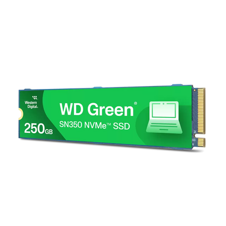 Western Digital WD Green SN350 SSD 250GB PCIe Gen3x4 NVMe speed up to 2400MB/s