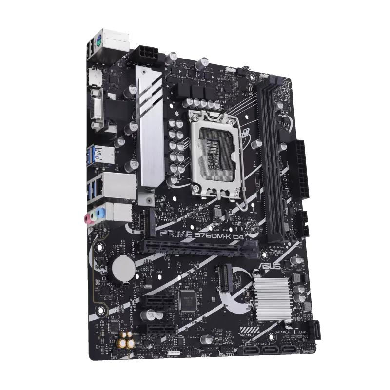 ASUS PRIME B760M-K D4 – Reliable mATX Gaming Motherboard
