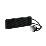 مبرد سائل لوحدة المعالجة المركزية XPG Levante X 360 ARGB الكل في واحد. أقصى قطر للمروحة 4.72 بوصة، 0.2000 دورة في الدقيقة - محمل ديناميكي مائع. تعديل عرض النبضة رباعي الدبابيس 