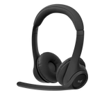 سماعة Logitech Zone 300: السماعة اللاسلكية الأساسية للمحادثات الواضحة بحرية الحركة في أسود، روز، وأوف وايت