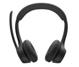 سماعة Logitech Zone 300: السماعة اللاسلكية الأساسية للمحادثات الواضحة بحرية الحركة في أسود، روز، وأوف وايت
