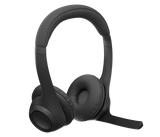 سماعة Logitech Zone 300: السماعة اللاسلكية الأساسية للمحادثات الواضحة بحرية الحركة في أسود، روز، وأوف وايت
