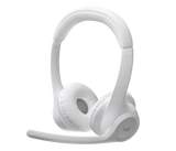 سماعة Logitech Zone 300: السماعة اللاسلكية الأساسية للمحادثات الواضحة بحرية الحركة في أسود، روز، وأوف وايت