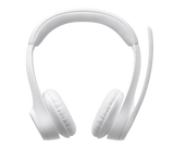 سماعة Logitech Zone 300: السماعة اللاسلكية الأساسية للمحادثات الواضحة بحرية الحركة في أسود، روز، وأوف وايت